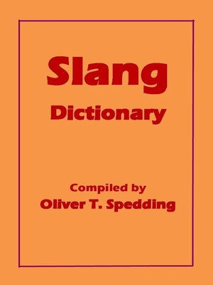 cover image of Slang Dictionary
